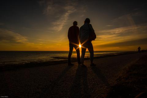 Sonnenuntergang am Meer