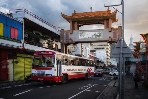 Straße in Port Louis