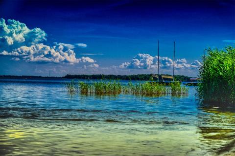 Wieker Bodden in Dranske auf Rügen