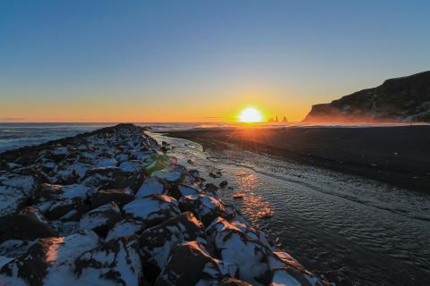 Vik Black Beach