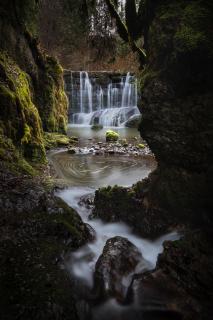 Allgäuer Wasserfall im Winter