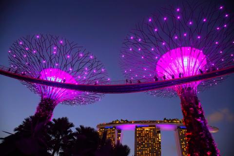 Singapur nachts