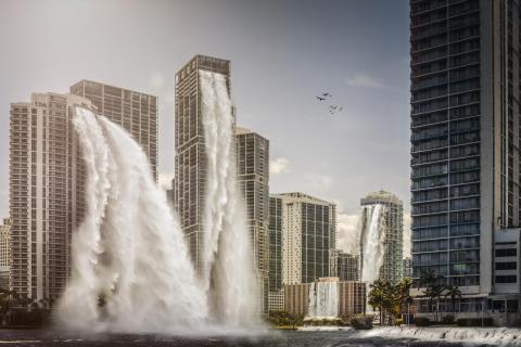 City Waterfall