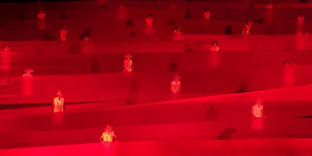 men in red
