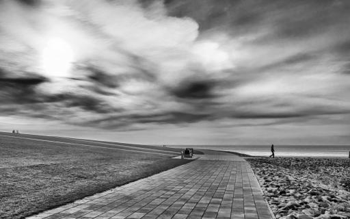 Promenade im Januar