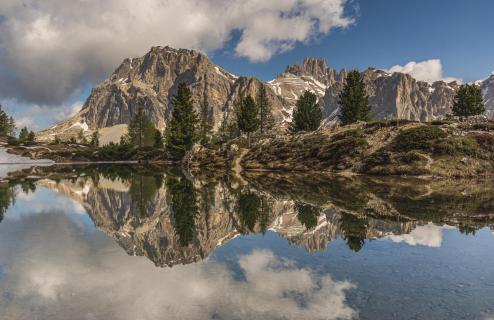 der Lago di Limides als Spiegel