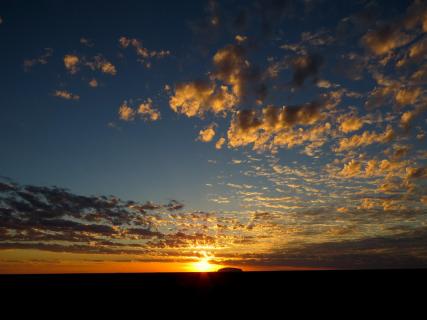 Uluru in Sunrise