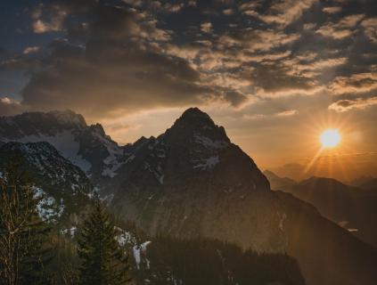 Blick übers Höllental