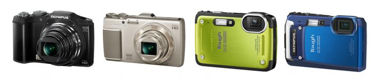 Olympus mit vier Kompakt-Neuheiten