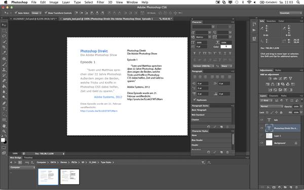 Photoshop CS6 ist da!