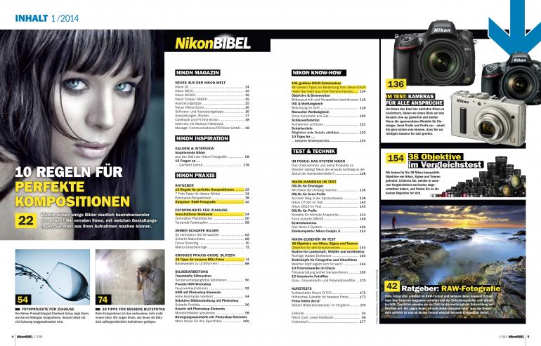 Neu: NikonBibel 01/2014 jetzt im Handel!