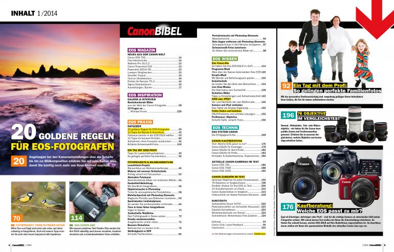 Neu: CanonBibel 01/2014 jetzt im Handel!