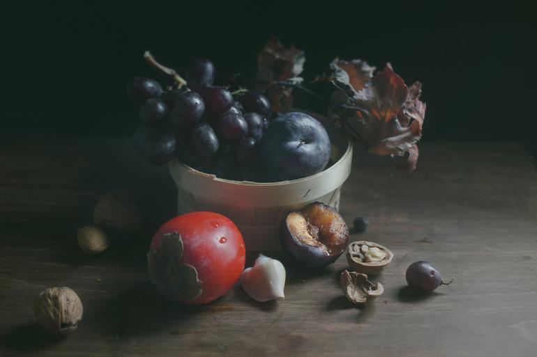 Bowl Of Winter Fruits