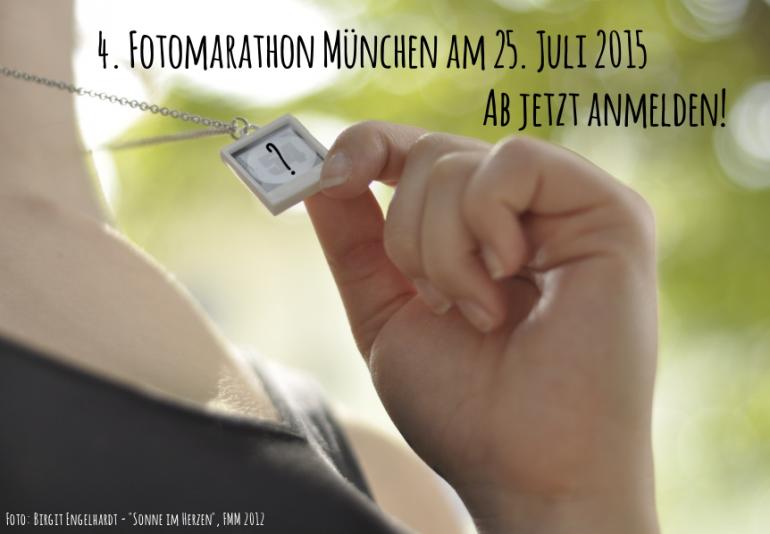 Am 25. Juli 2015 findet der 4. Fotomarathon München statt.