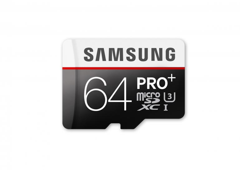 Die 64 GB große microSD PRO Plus zeichnet bis zu 490 Minuten Full-HD-Videomaterial auf, ohne dass die Speicherkarte gewechselt muss. 