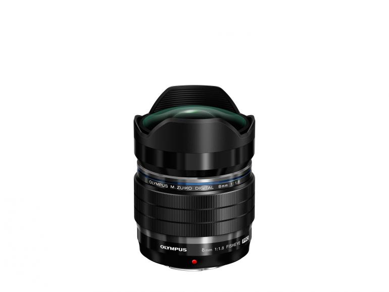 Das 8 mm Fisheye 1:1.8 Pro ist laut Olympus das derzeit lichtstärkste Objektiv seiner Art auf dem Markt.