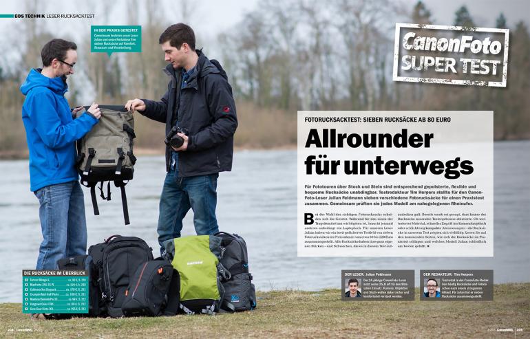 Eindrücke aus der brandneuen Sommerausgabe der CanonBIBEL, 2/2015.