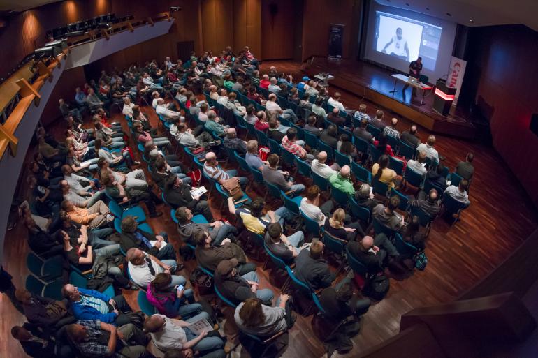 Workshops und Vorträge während des Festivals. 
