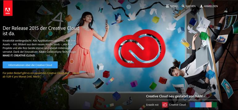 Adobe veröffentlicht umfangreiches Update für die Creative Cloud-Suite