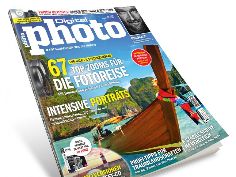 Die neue DigitalPHOTO 08/2015 ist ab sofort im Handel erhältlich.