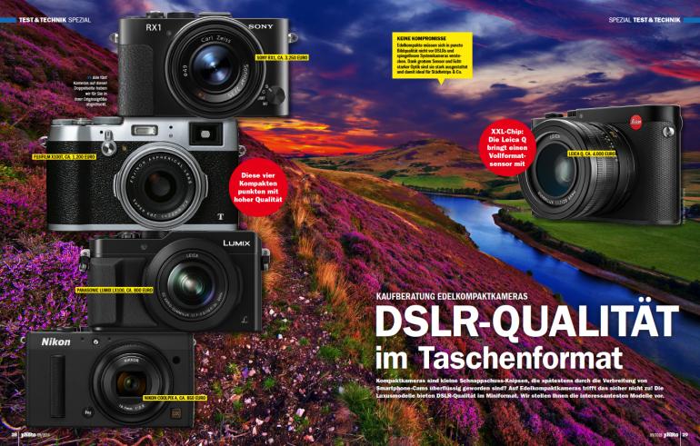 Kaufberatung Edelkompaktkameras – DSLR-Qualität im Taschenformat
