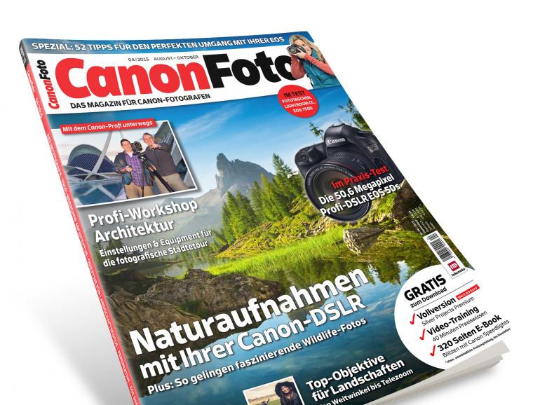 Die neue CanonFoto 4/2015 ab sofort im Handel erhältlich!