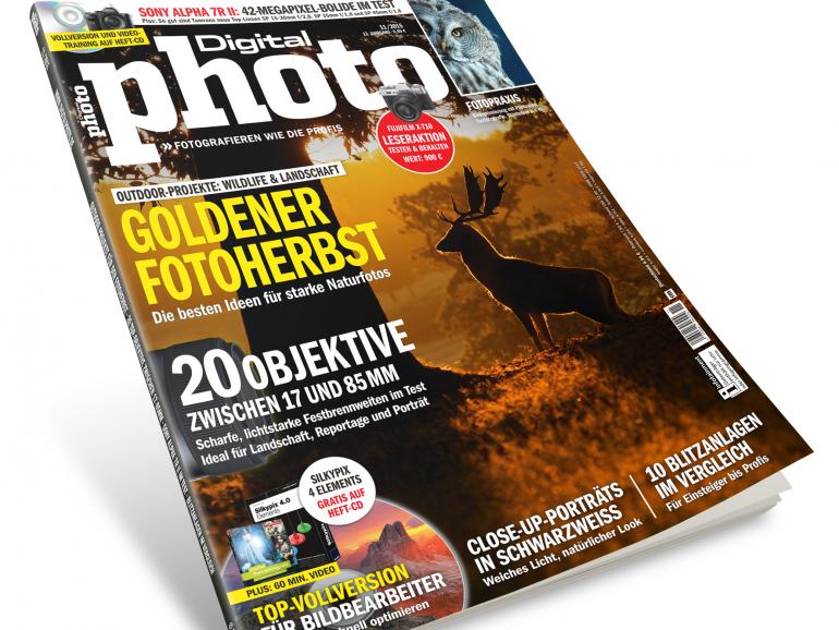 Die neue DigitalPHOTO 11/2015 ist ab sofort im Handel erhältlich.