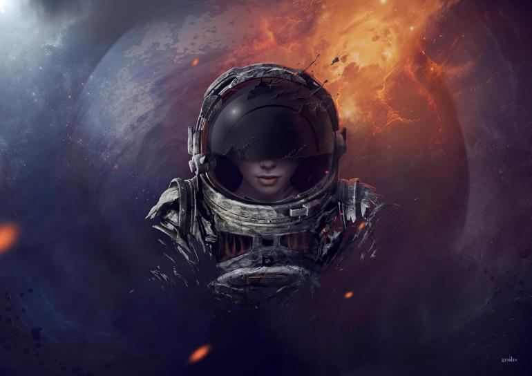 Das Werk „Dis_Solution“ des deutschen Photoshop-Künstlers Martin Grohs zierte die Adobe-Startseite zum 25-jährigen Jubiläum.