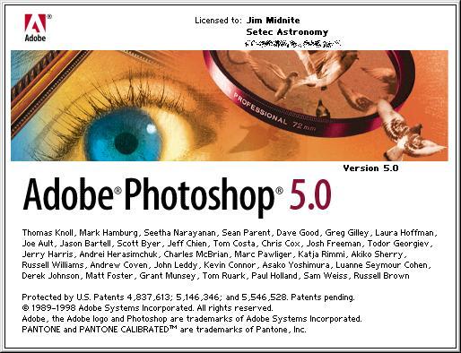 1997: In Photoshop 5 erhielt die Historie Einzug, um mehrere Arbeitsschritte rückgängig zu machen. Eine weitere Neuerung war das magnetische Lasso.