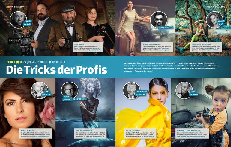40 geniale Photoshop-Tricks von sieben Profis