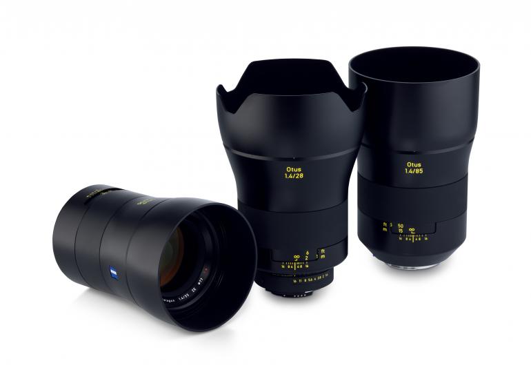 Die aktuelle Otus-Produktfamilie von High-End-Hersteller Zeiss.