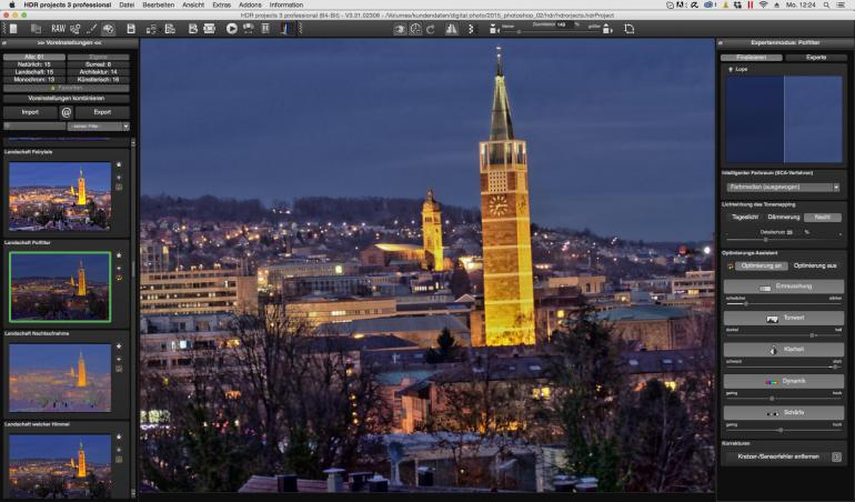 Die gelungene HDR-Software bekommt von uns die Note GUT.