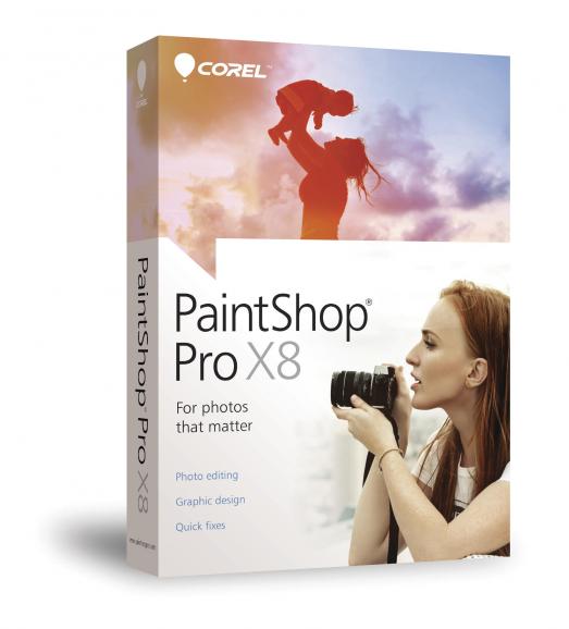 Paint Shop Pro ist schon 20 Jahre mit dabei und will sich mit Photoshop messen.