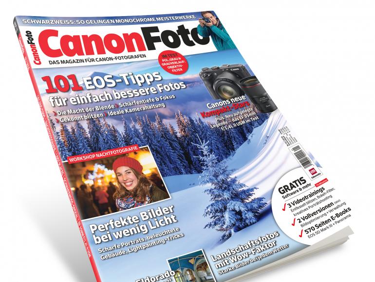 Die neue CanonFoto 01/2016 ab sofort im Handel erhältlich!