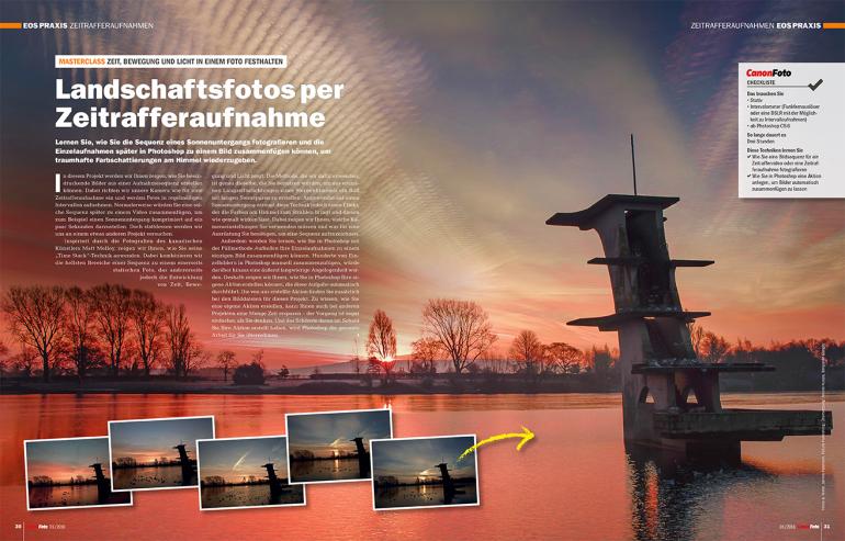 Landschaftsfotos per Zeitraffer