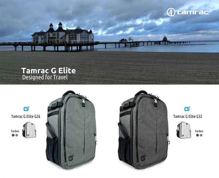 Gura Gear wird zu Tamrac und präsentiert zwei neue Gura Gear Rücksäcke unter der neuen Produktlinie &quot;Tamrac G Elite&quot;. 