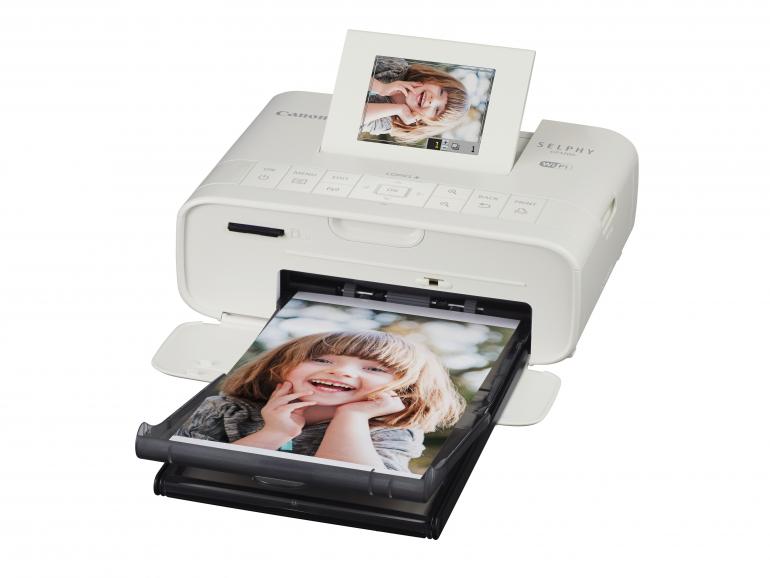 Der neue Selphy Fotoprinter CP1200 für unterwegs. 