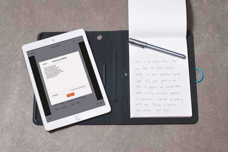 Ab jetzt ist es mit dem Bamboo Spark möglich, handschriftliche Notizen in Textdateien zu konvertieren und in der Cloud abzuspeichern.