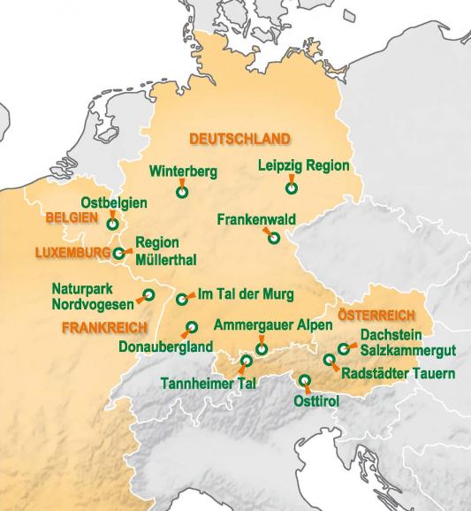 2016 begeben sich 13 Zweierteams auf Erkundungstour durch diese malerischen Wanderregionen.