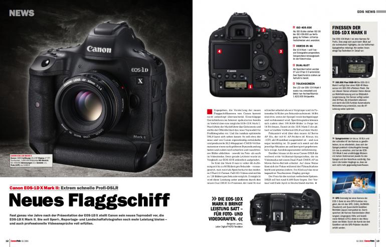 Neues Flaggschiff: Canon EOS-1D X Mark II im Check. 