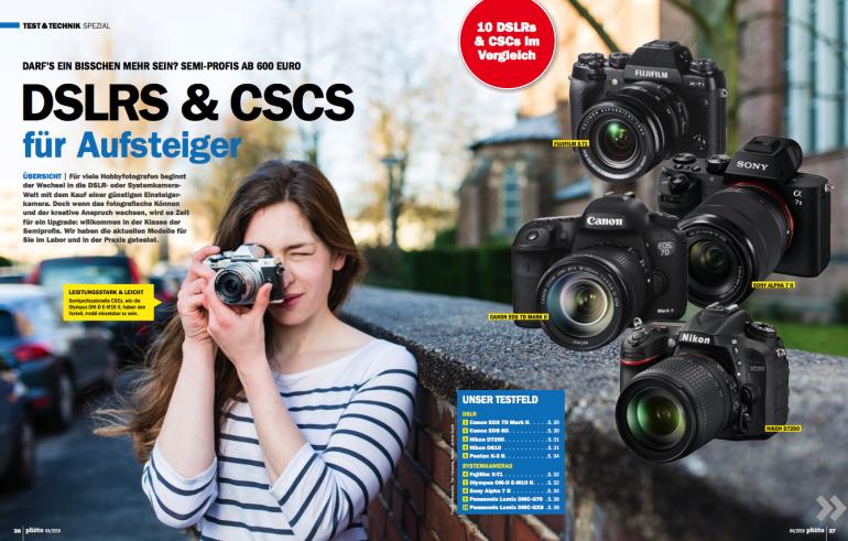 Test &amp; Technik: DSLRs und CSCs für Aufsteiger