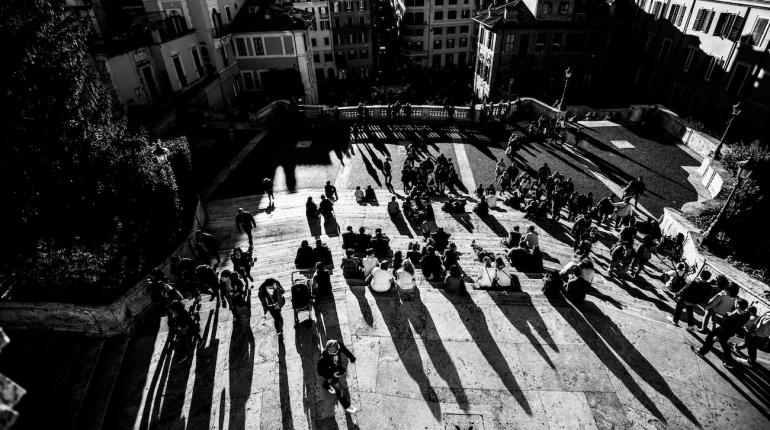 Diese Aufnahme entstand in Rom. Beim Workshop in München sollen die Teilnehmer des Kurses lernen, eine Stadt visuell zu erkunden. 