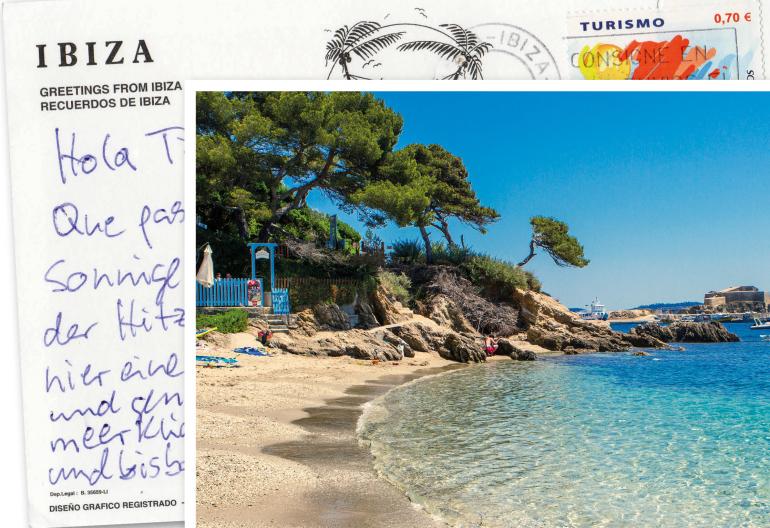 Benutzen Sie Ihre eigenen Aufnahmen, um ganz persönliche Urlaubsgrüße an Ihre Lieben als Postkarte zu schicken.