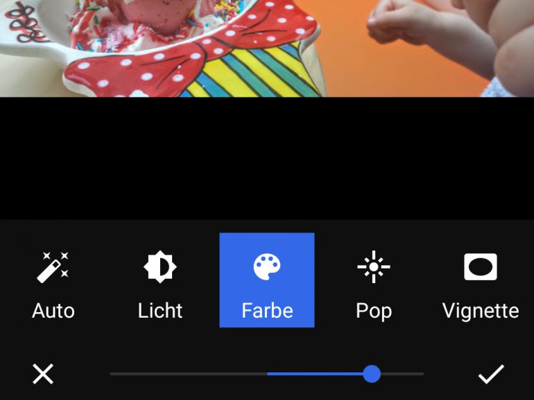 Alle Bildbearbeitungen in der App Google Fotos sind jetzt nicht-destruktiv.