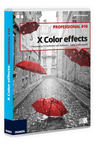  X Color effects Pro 10 - Chromakeying-Farbeffekte und gezieltes Design von Bildern
