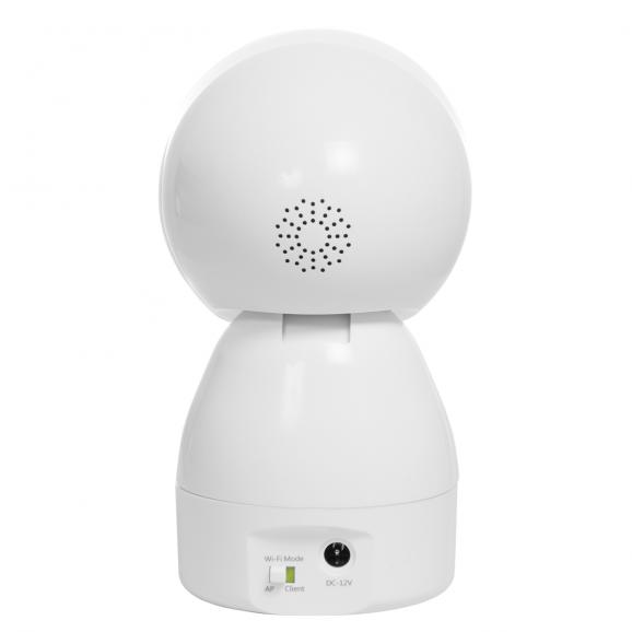 Zur Ausstattung gehört auch eine 2-Wege-Sprech- und Hörverbindung mit der Möglichkeit, die Webcam als Babyphone zu nutzen.