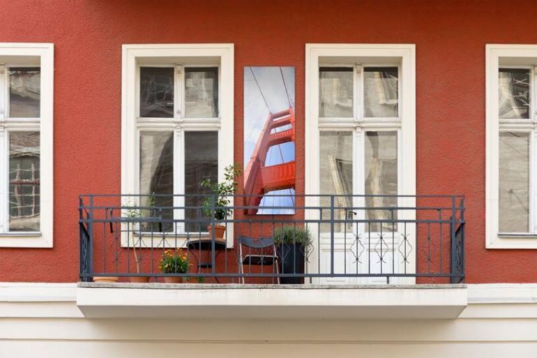 Die auf Aluminium gedruckten Fotos machen jede langweilige Wand zum Hingucker.