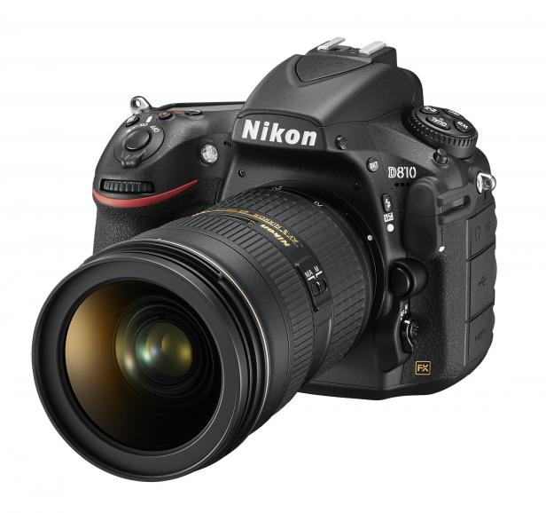 Spiegelreflexkameras, hier die Nikon D810, haben (noch) die Nase vorn.
