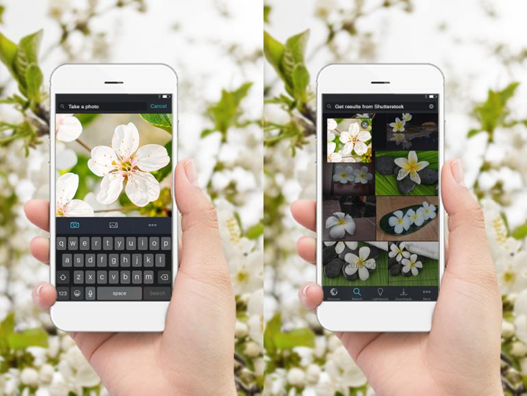  Shutterstock launcht umgekehrte Bildsuche für iOS