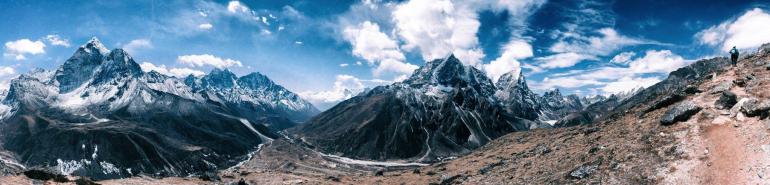 Auf Platz zwei wurde das Bergpanorama in Nepal gewählt. 